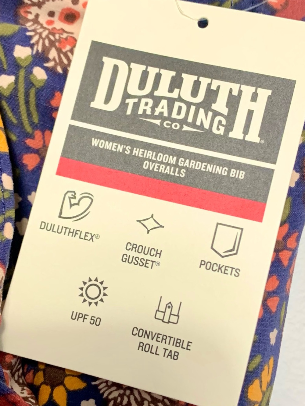 NWT Hedgehog Mushrooms Duluth XXL x31” Heirloom Gardening Bib Overalls Dusk Blue - Picture 4 of 7